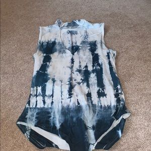 Tye dye body suit